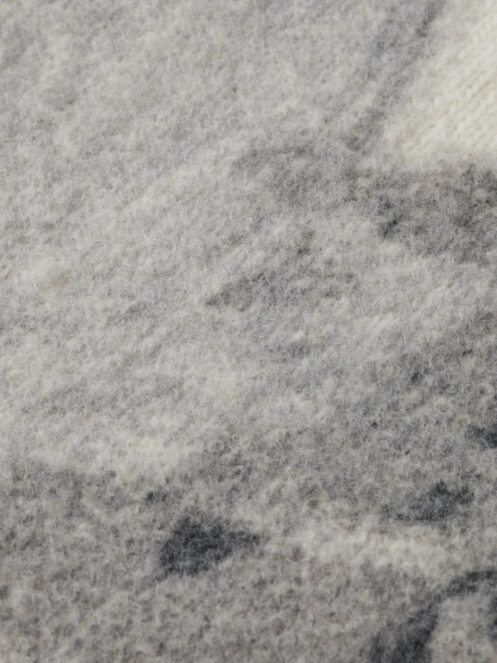 printed-dropped-shoulder-pullover detail shot by Scotch & Soda