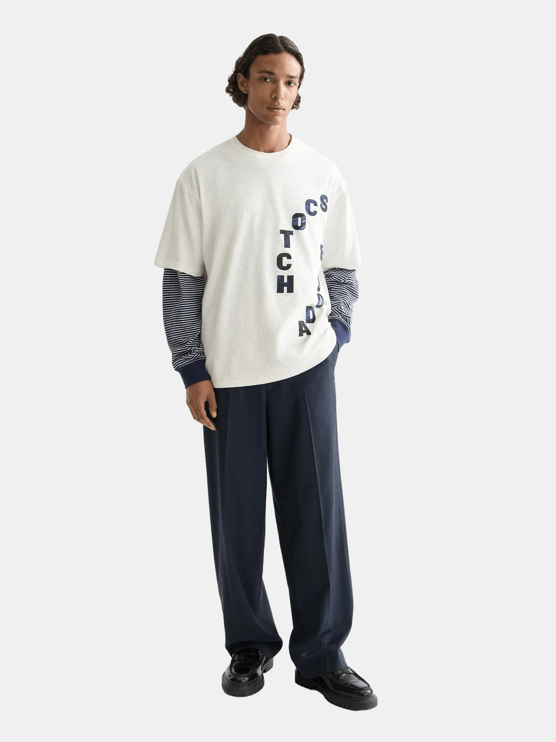 Loose Fit Applique T-Shirt - Scotch & Soda