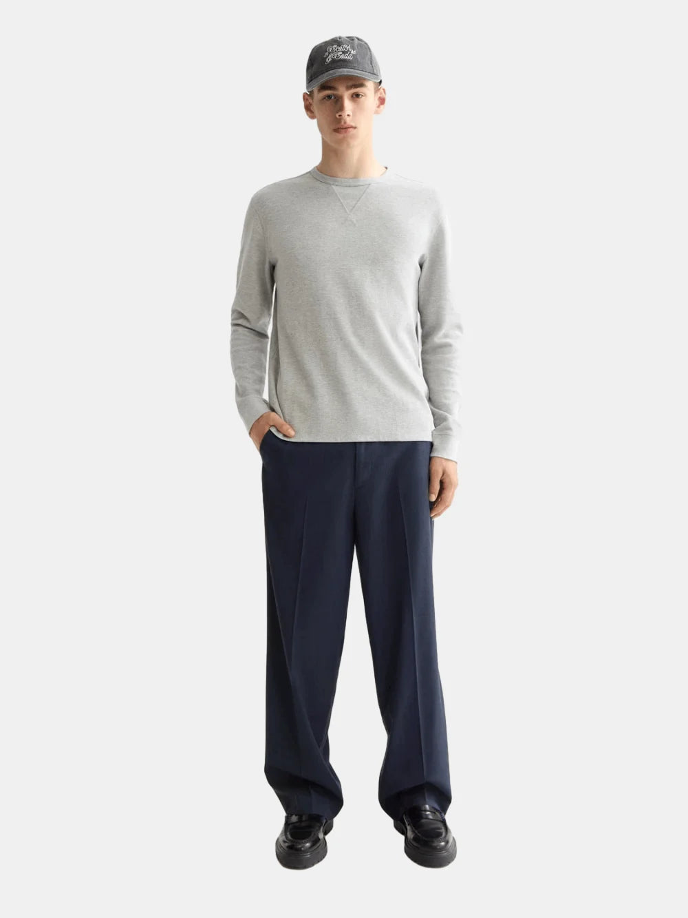 Waffle T-Shirt Ls - Scotch & Soda