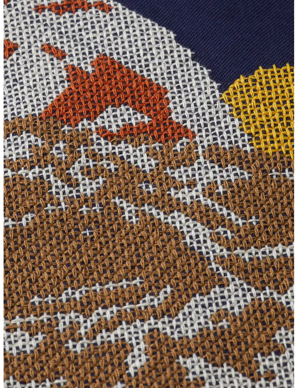 Cross Stitch T Shirt detail view by Scotch & Soda