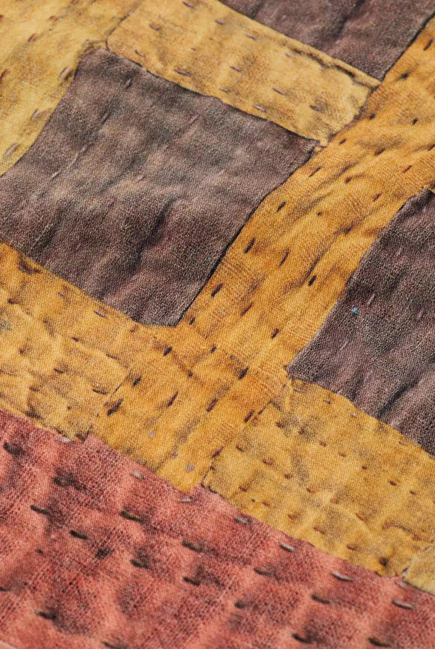 Patchwork Cotton Bermuda detail view by Scotch & Soda