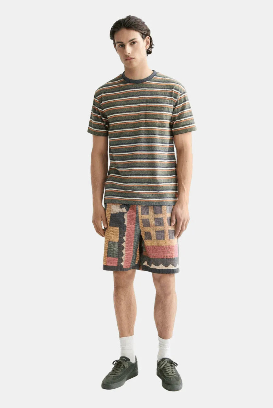 Printed Patchwork Cotton-Poplin Loose Fit Bermuda - Scotch & Soda