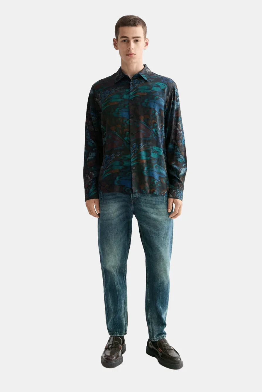Printed Relaxed-Fit Shirt - Scotch & Soda
