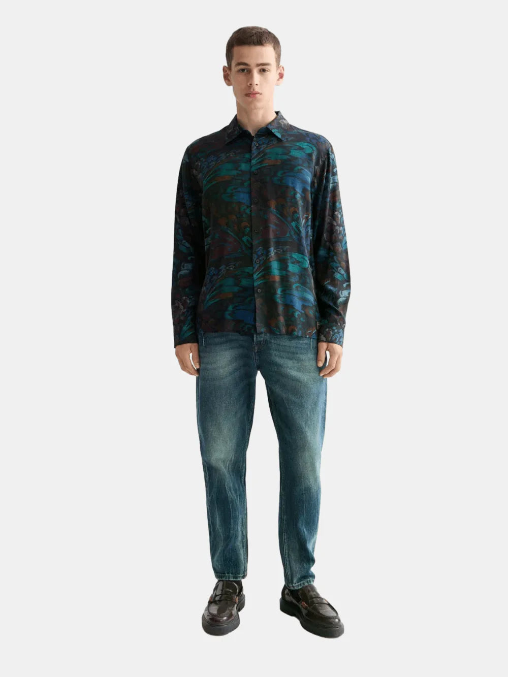 Printed Relaxed-Fit Shirt - Scotch & Soda