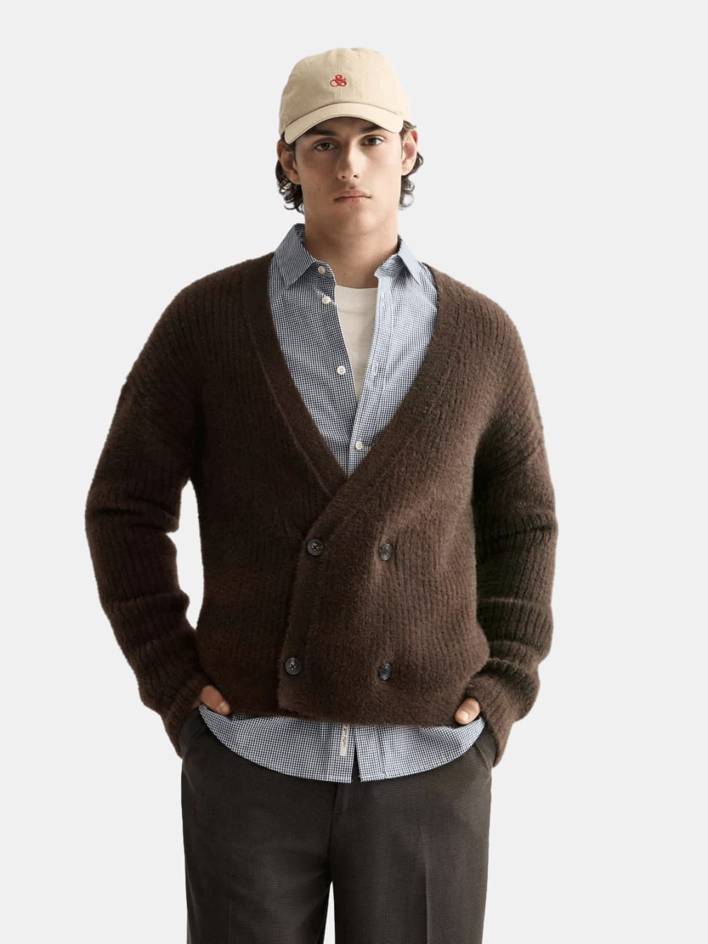 hairy-cardigan front view by Scotch & Soda