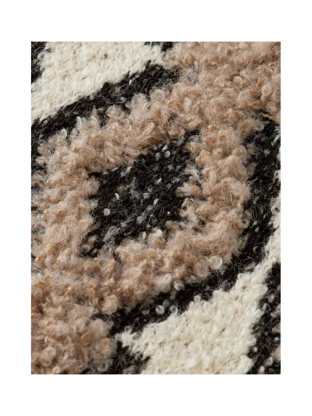 argyles-jacquard-dropped-shoulder-pullover detail shot by Scotch & Soda