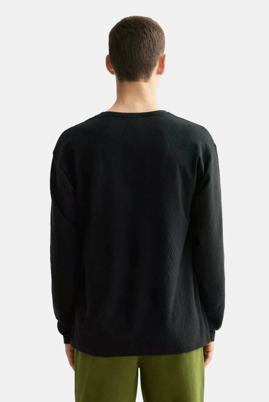 relaxed-fit-jacquard-knit-t-shirt back view by Scotch & Soda