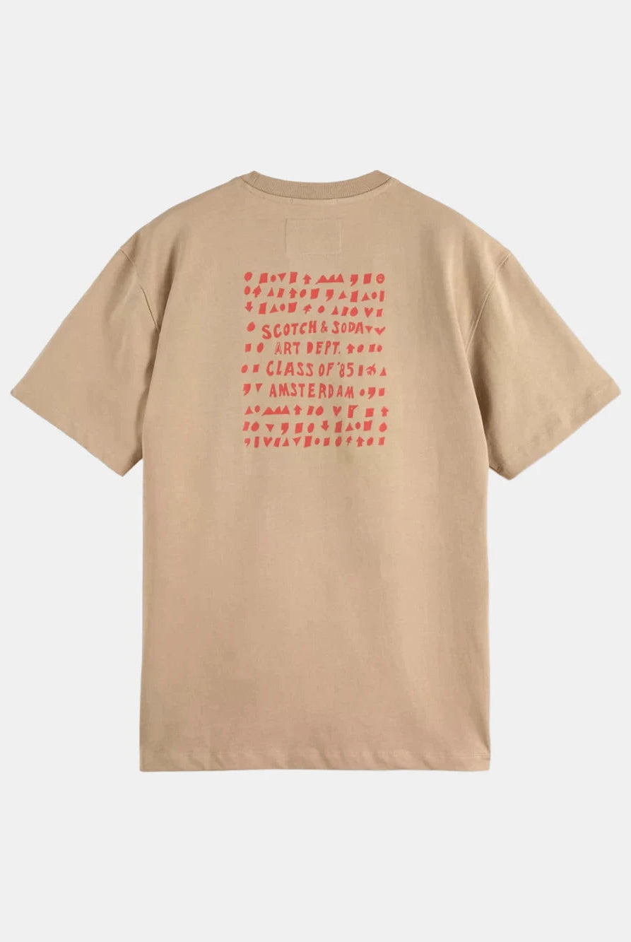 relaxed-fit-artwork-t-shirt detail view by Scotch & Soda