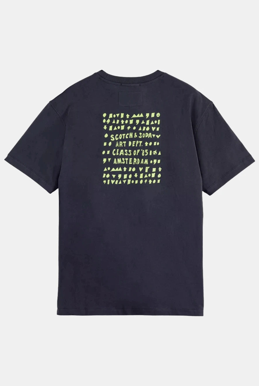 relaxed-fit-artwork-t-shirt-1 detail view by Scotch & Soda