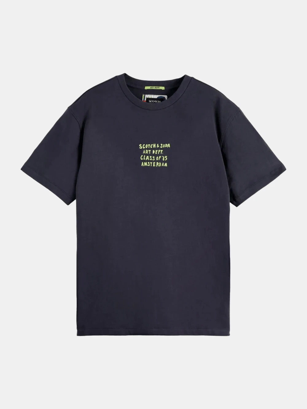 relaxed-fit-artwork-t-shirt-1 back view by Scotch & Soda