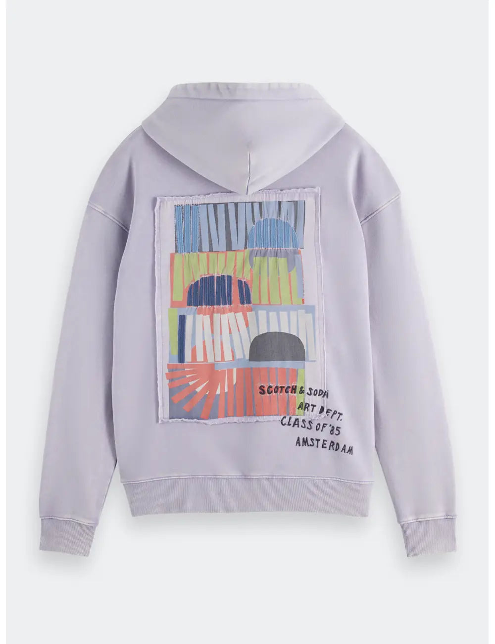 Relaxed Fit Hoodie flat lay back view by Scotch & Soda