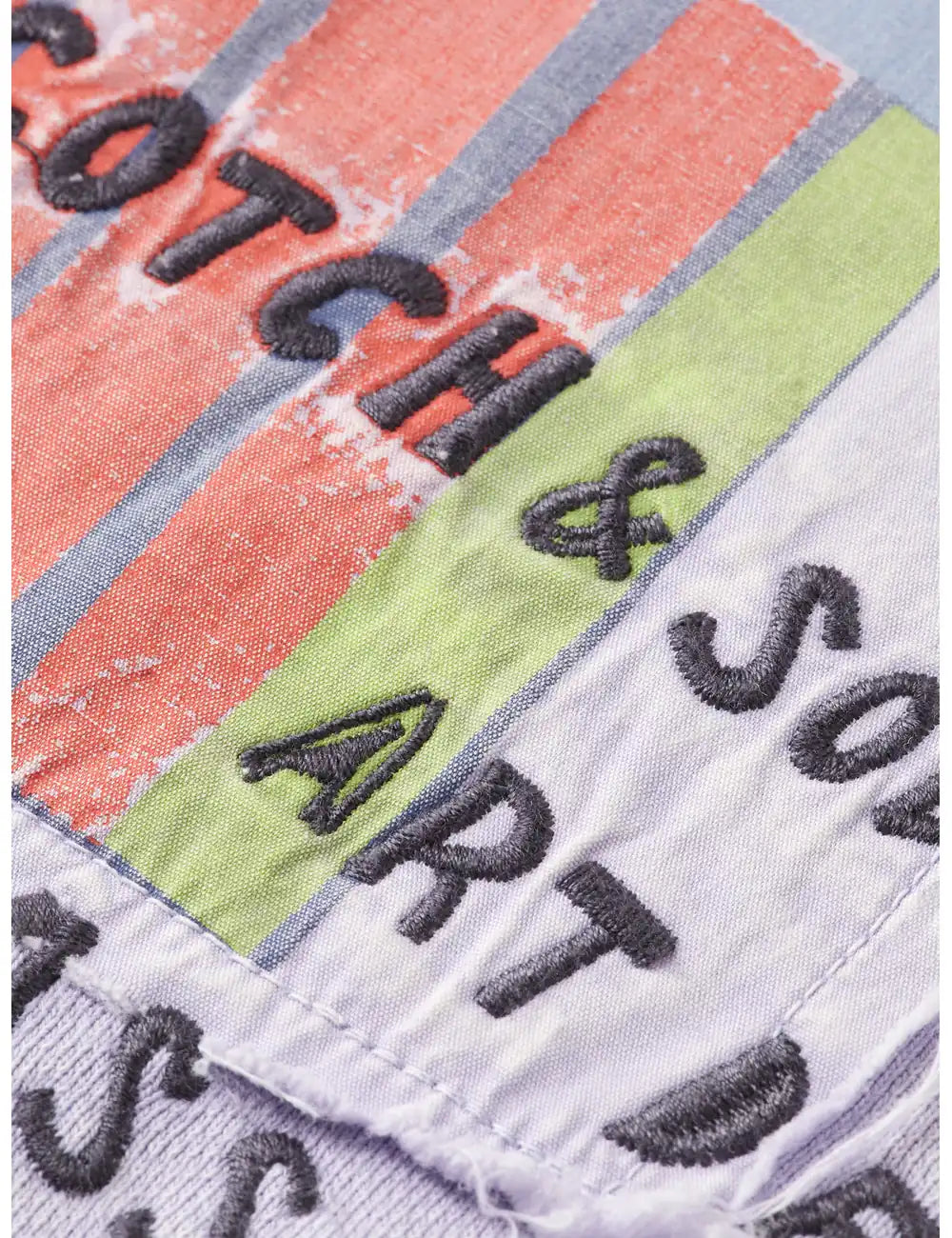 Relaxed Fit Hoodie detail view by Scotch & Soda