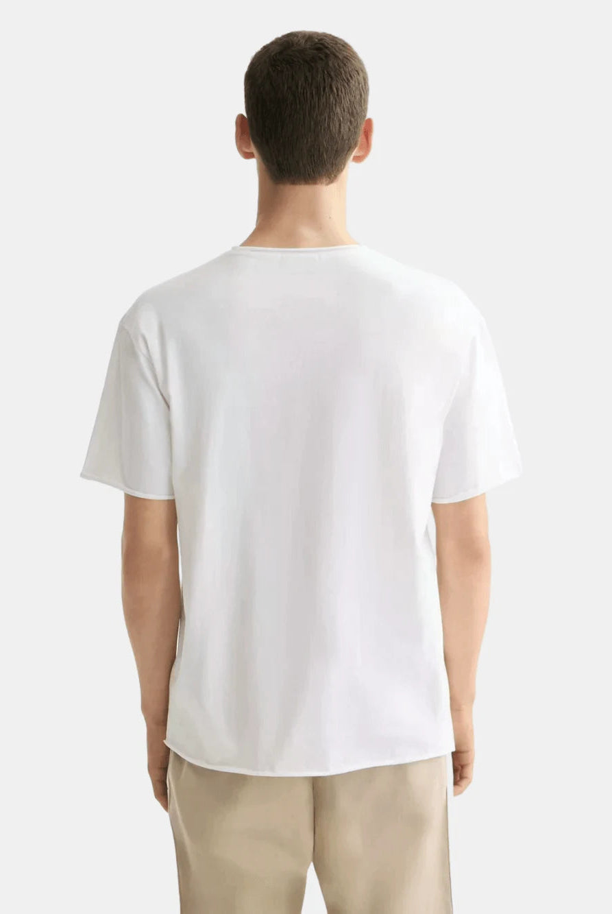 raw-edge-t-shirt back view by Scotch & Soda