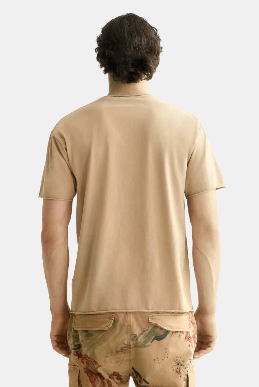 raw-edge-t-shirt-1 back view by Scotch & Soda