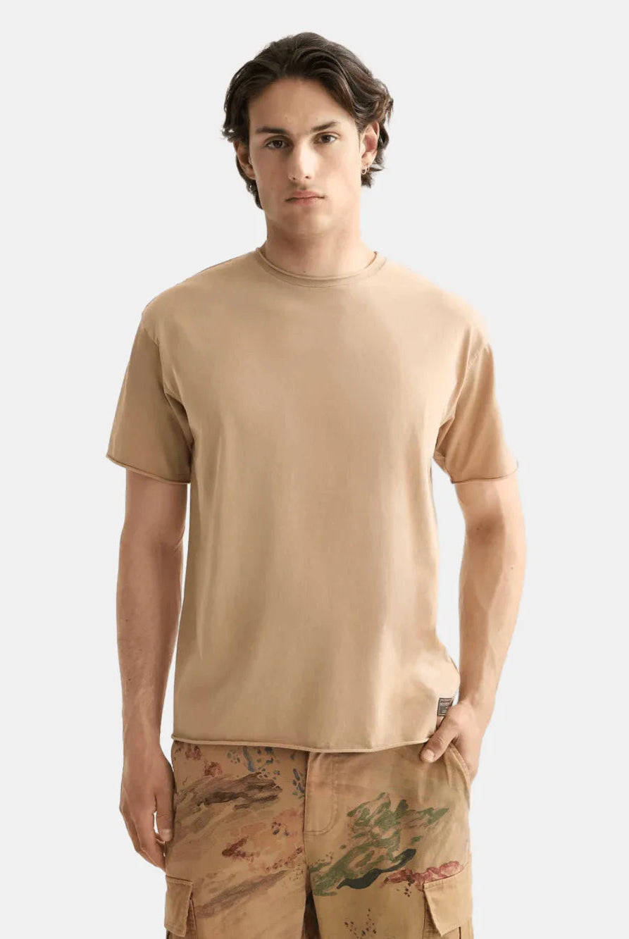 raw-edge-t-shirt-1 front view by Scotch & Soda