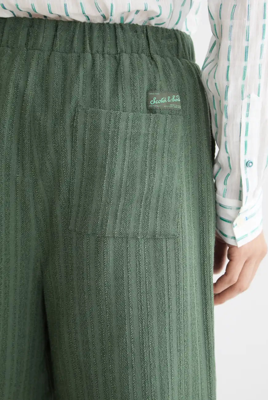 Tonal Striped Shorts detail view by Scotch & Soda