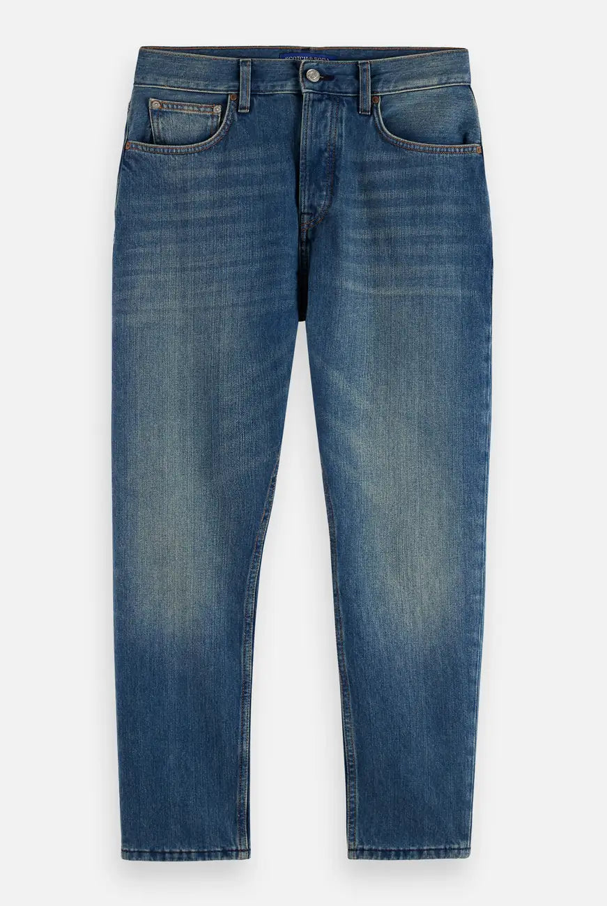 Loose Tapered Jean flat lay front view by Scotch & Soda