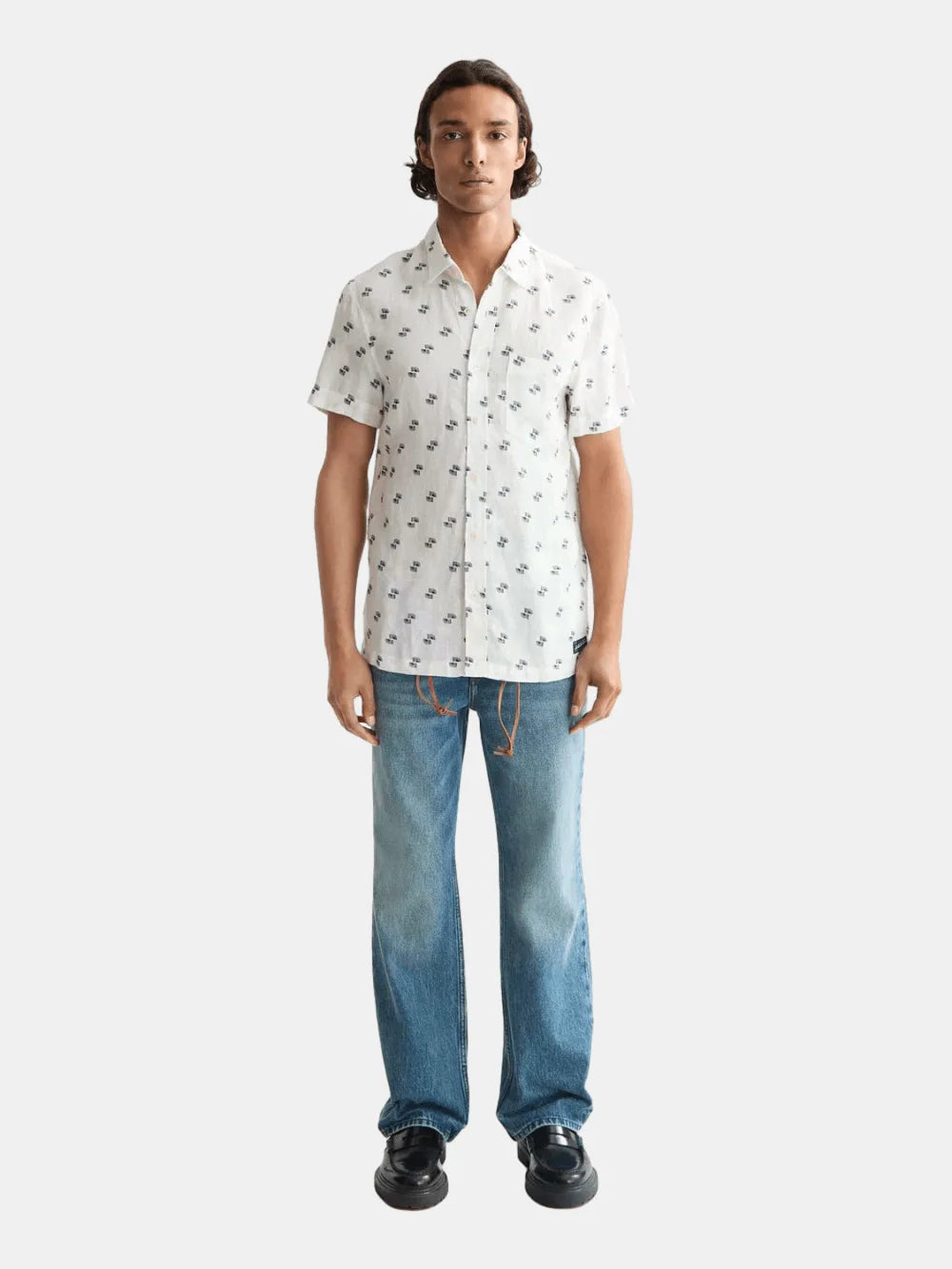 Regular-fit all-over printed shirt - Scotch & Soda