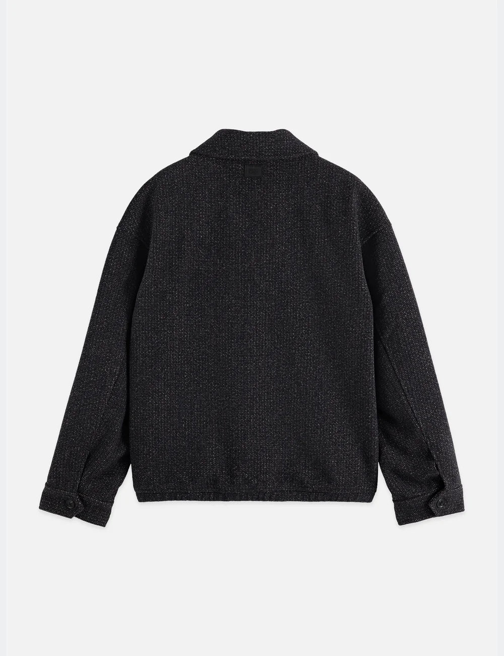 Textured Wool Jacket flat lay showing product details by Scotch & Soda