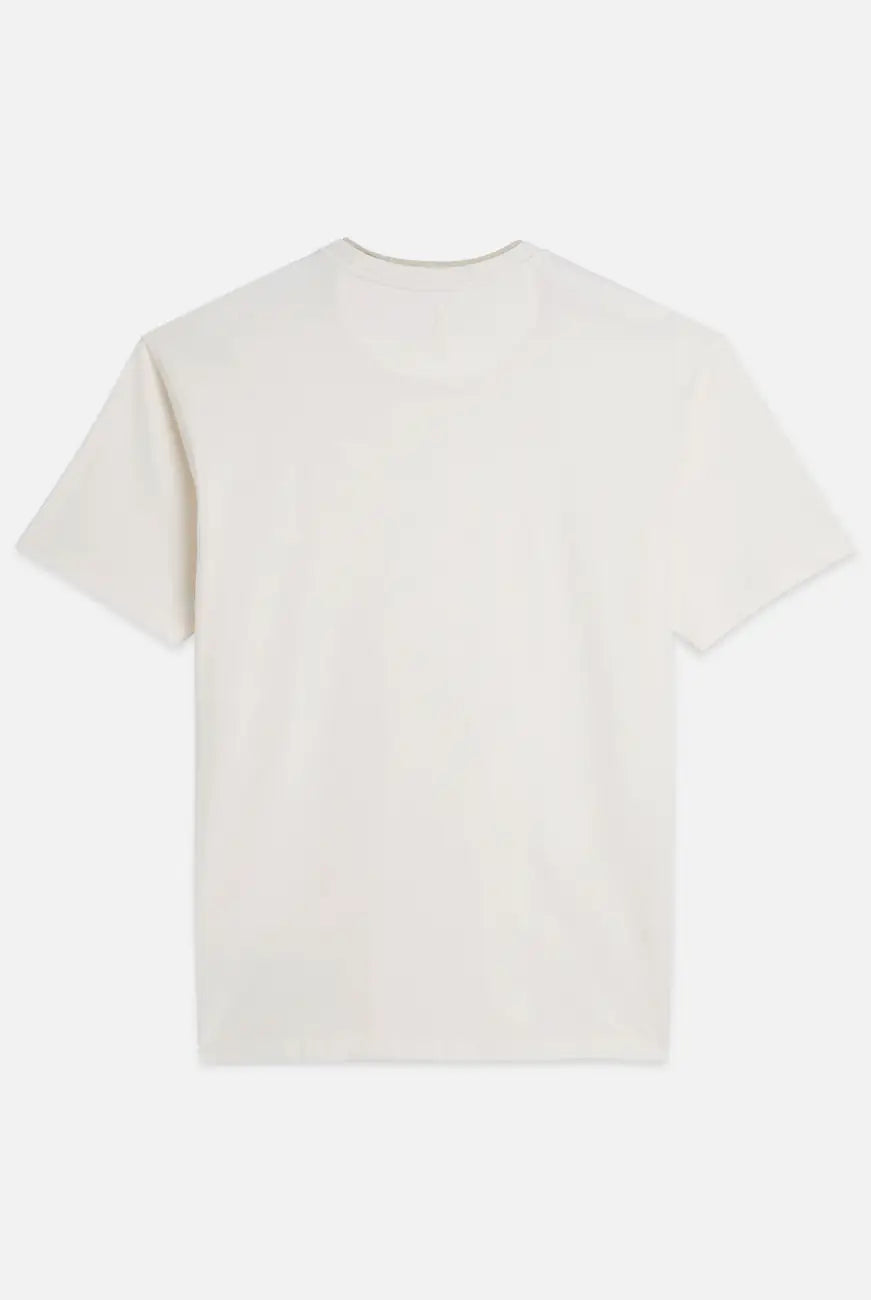 3 Crosses Garment Dyed Relaxed Fit T-shirt back view showing fit and finish by Scotch & Soda