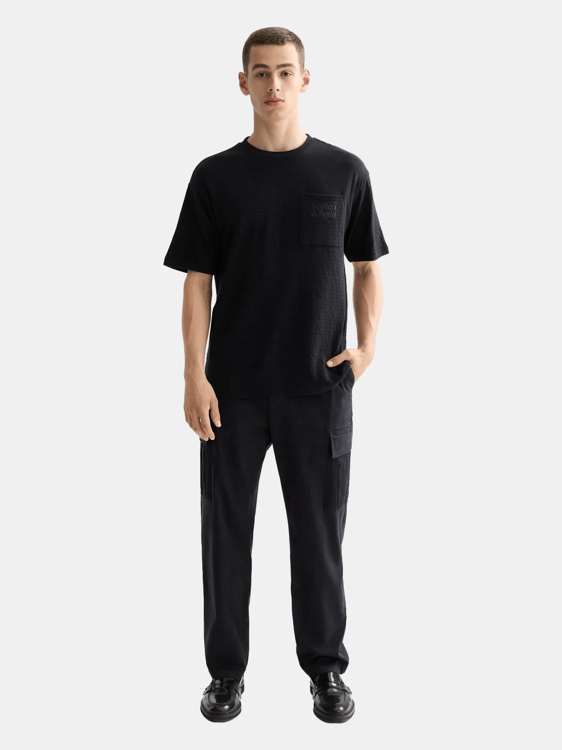 Double Face Jersey Pocket T-Shirt - Scotch & Soda