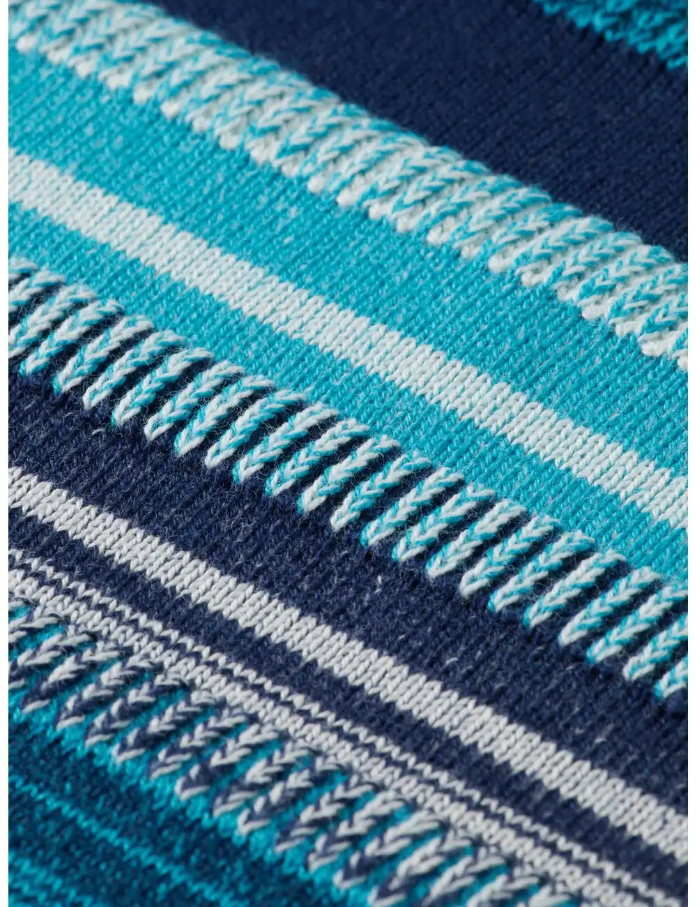 Striped Regular-fit Pullover detail shot of fabric and craftsmanship by Scotch & Soda
