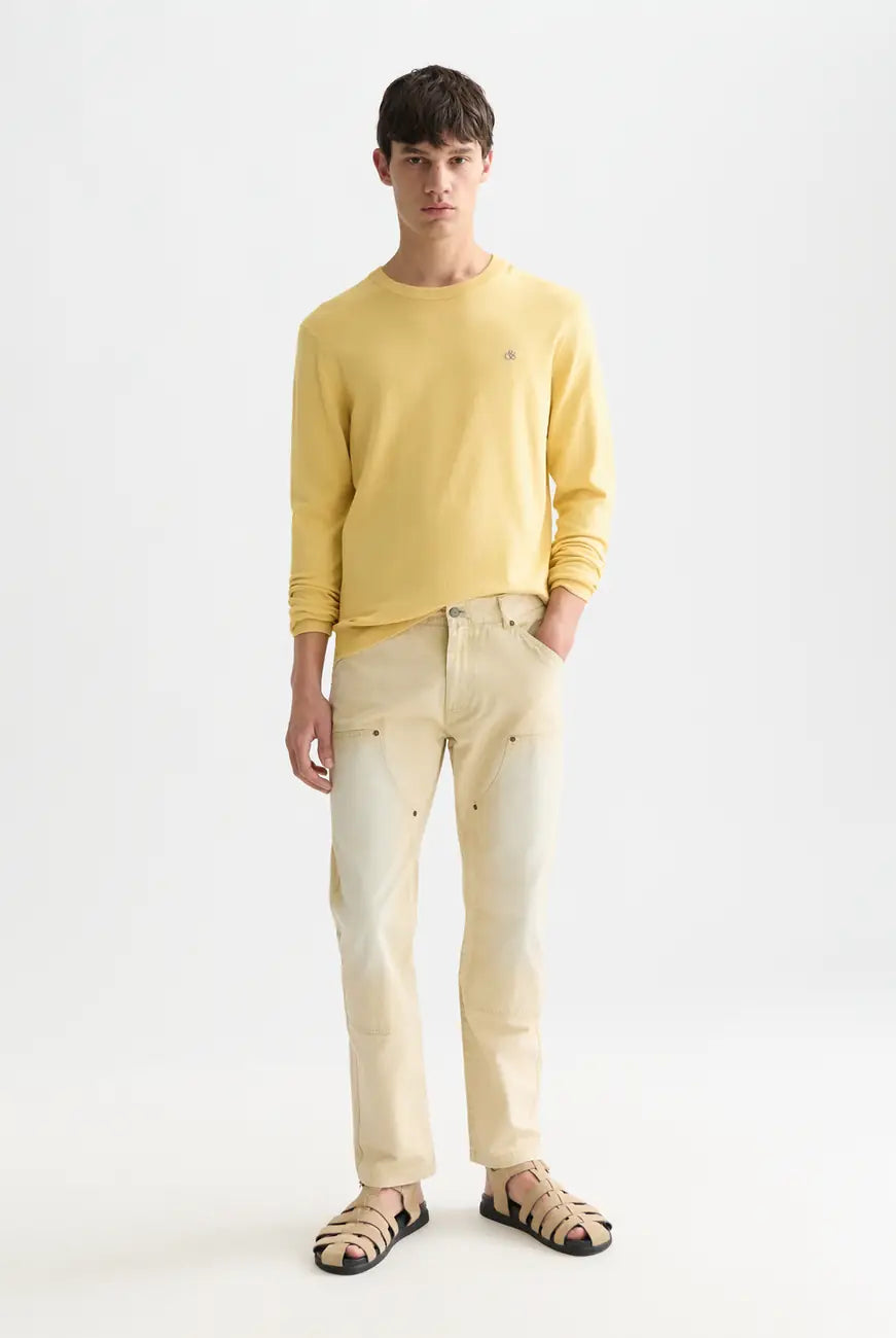 Seasonal Core Ecovero Regular Fit Pullover front view showing fit and finish by Scotch & Soda