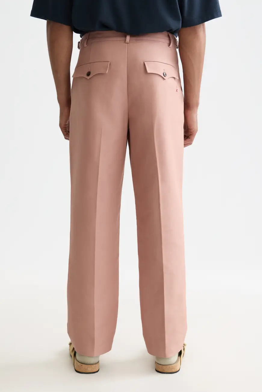 Otis Cotton-twill Relaxed Straight-fit Chino back view showing fit and finish by Scotch & Soda
