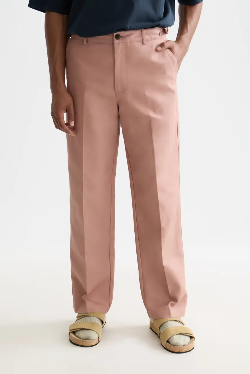 Dark Pink Otis Cotton-twill Relaxed Straight-fit Chino front view by Scotch & Soda