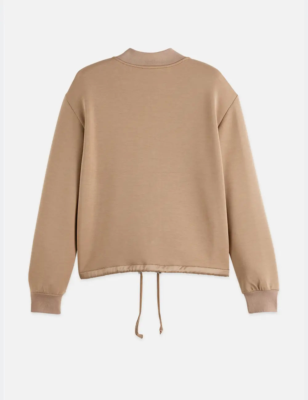 Modal Jersey Bomber flat lay showing product details by Scotch & Soda