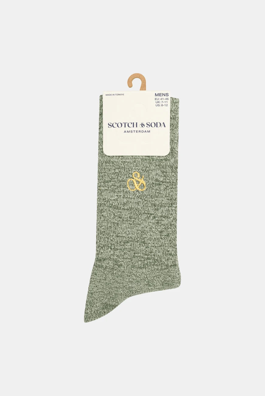 Ribbed Crew Socks alternate angle by Scotch & Soda