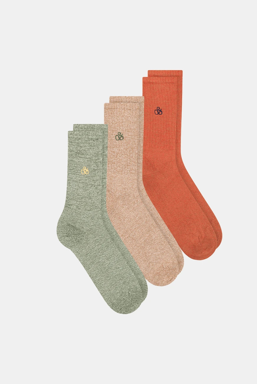 Ribbed Crew Socks front view by Scotch & Soda