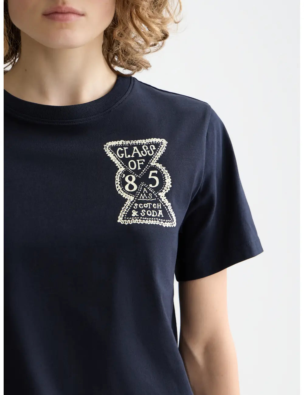 Chest Artwork Tee detail view by Scotch & Soda