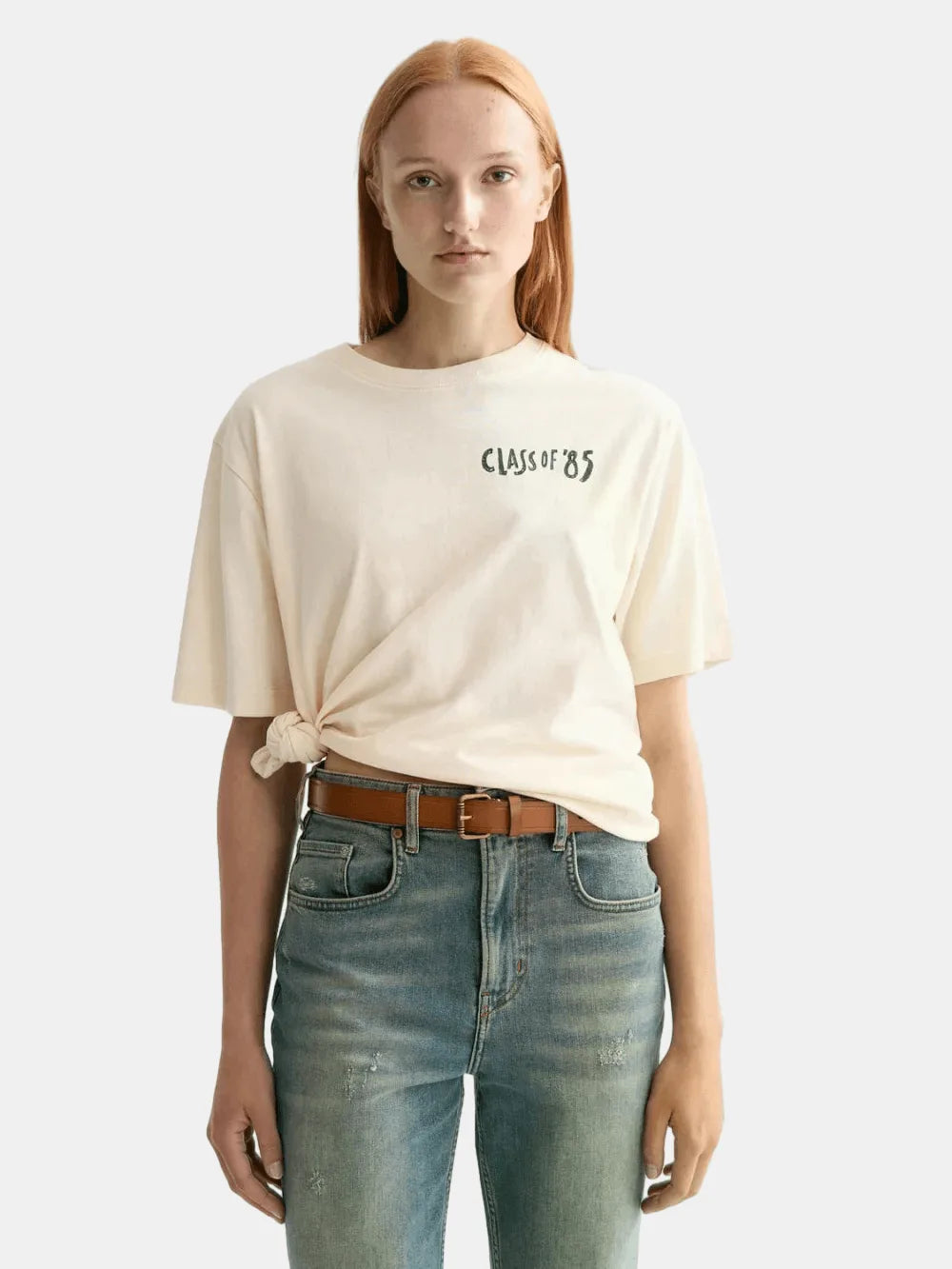 washed-artwork-loose-fit-t-shirt side view by Scotch & Soda