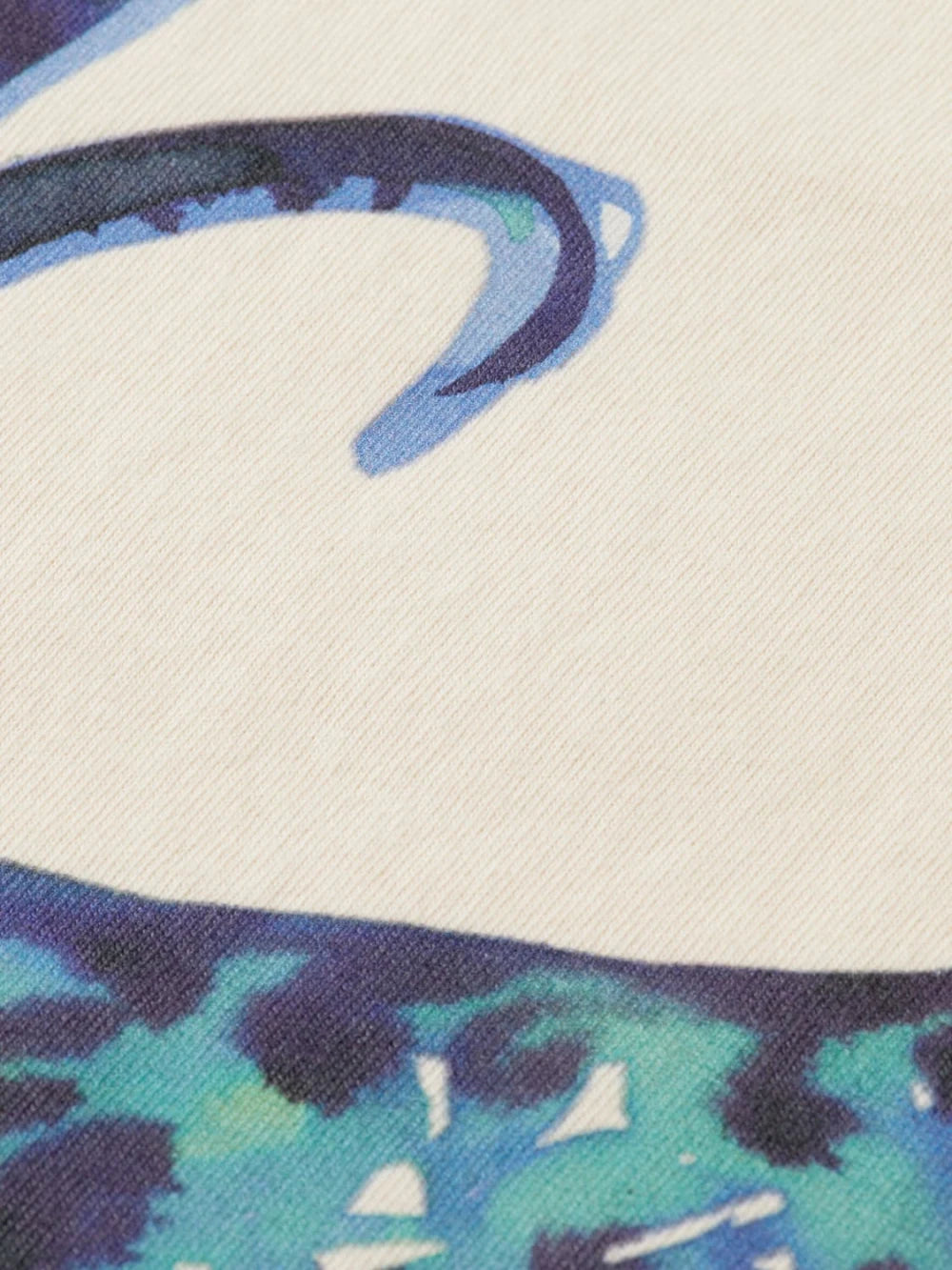 washed-artwork-loose-fit-t-shirt detail shot by Scotch & Soda