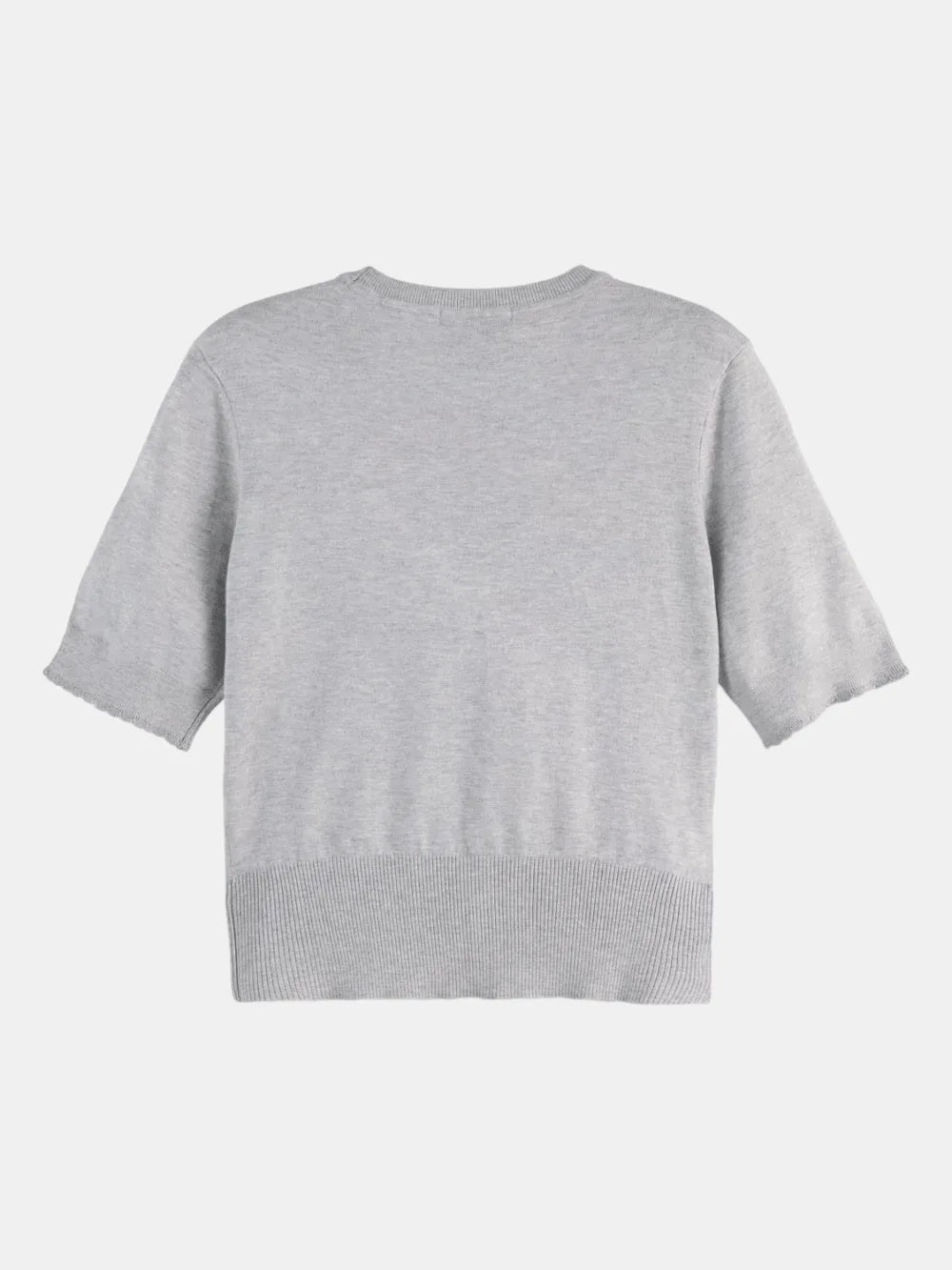 crew-neck-short-sleeve-pullover back view by Scotch & Soda