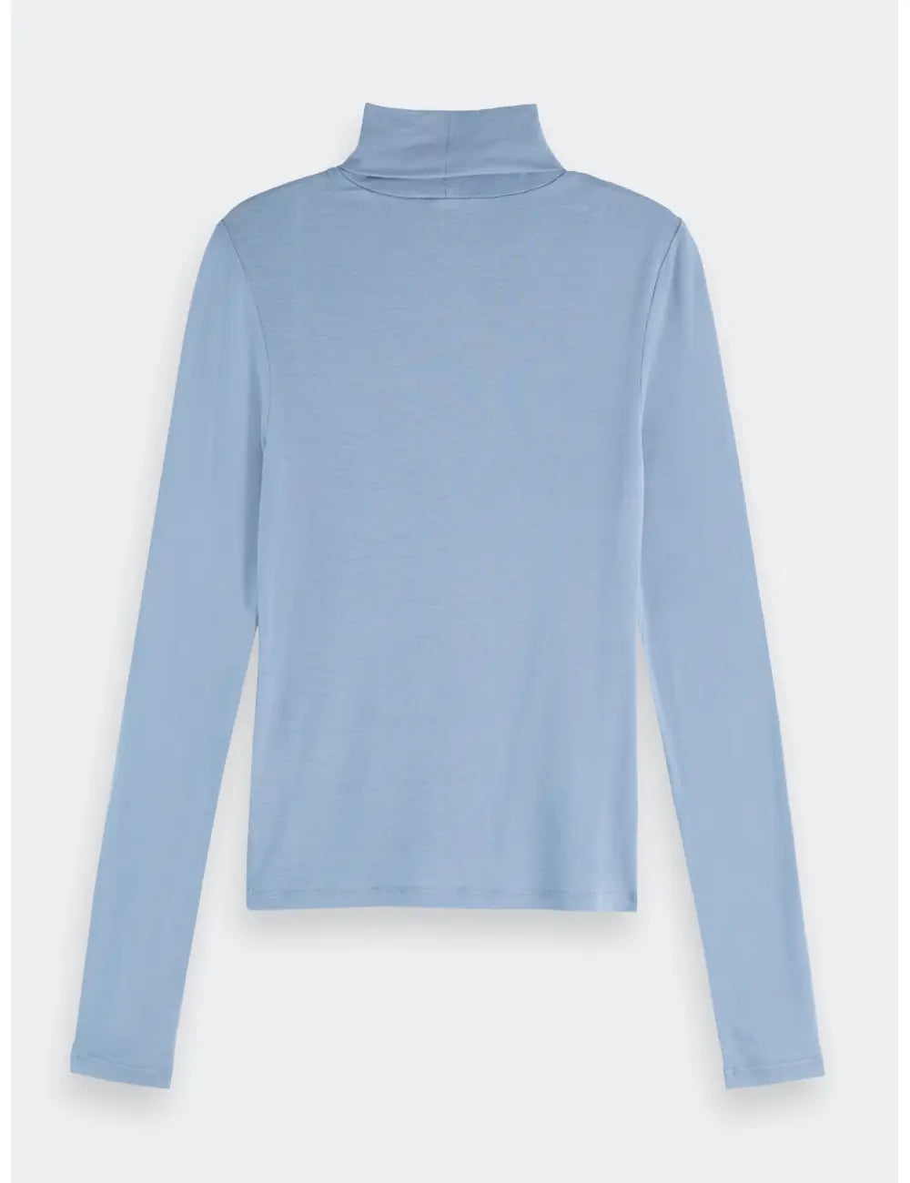 Roll Up Neck Tee flat lay back view by Scotch & Soda