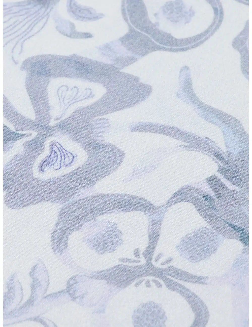 Printed Mock Neck Tee detail view by Scotch & Soda