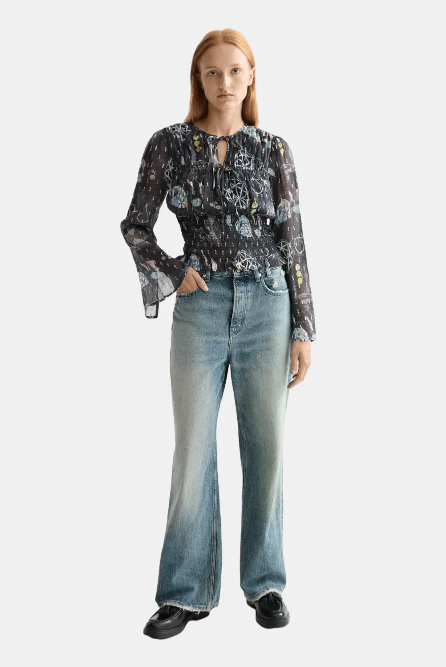 Smocked Waist Top - Scotch & Soda