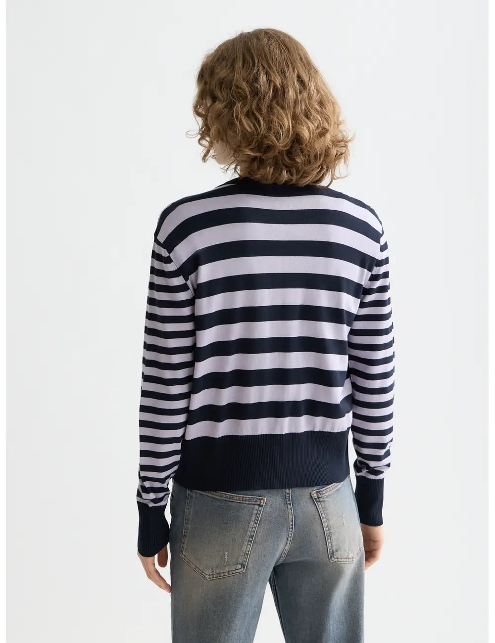 Relaxed Cardigan flat lay back view by Scotch & Soda