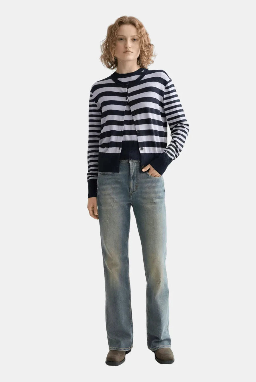 Crew Neck Relaxed Cardigan - Scotch & Soda