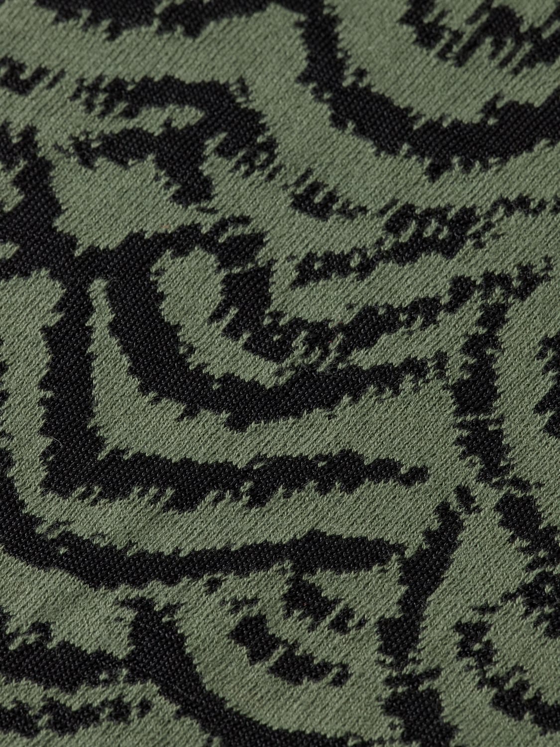 Jacquard V Neck Pullover Detail - Scotch & Soda