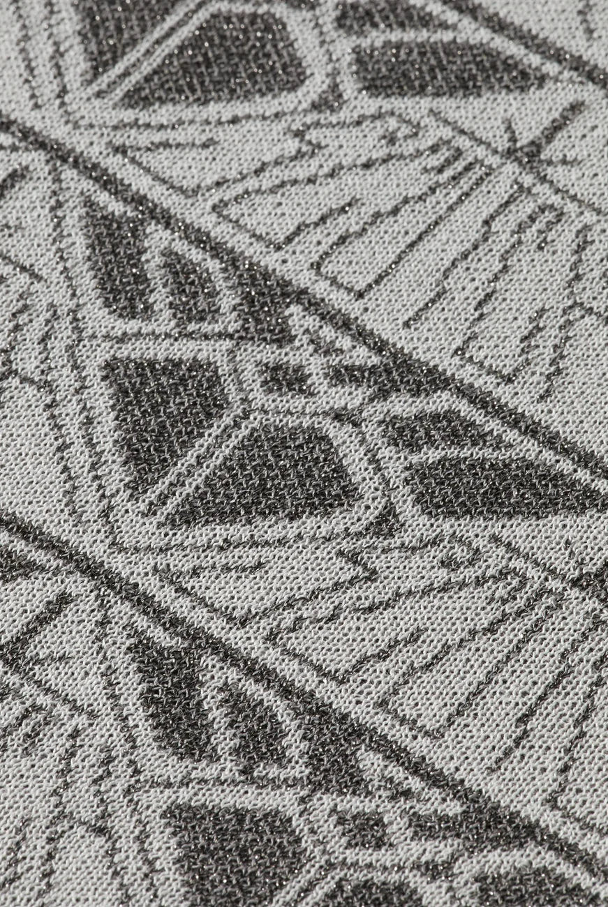 Jacquard Knitted Jacket detail view by Scotch & Soda