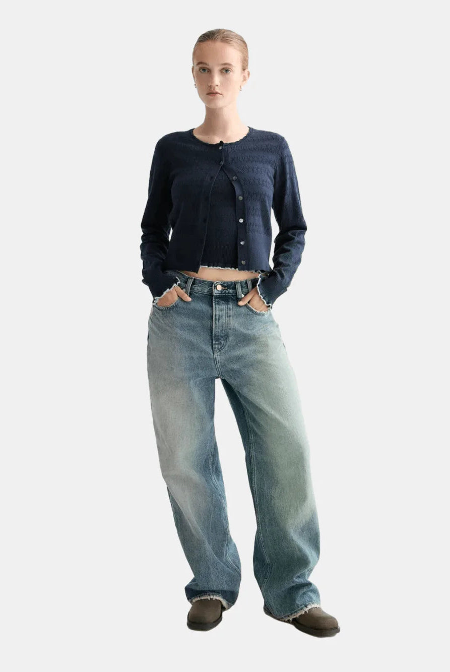 Pointelle Knitted Cardigan - Scotch & Soda