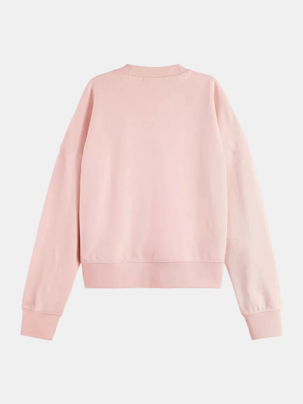 embroidered-logo-relaxed-fit-sweatshirt-1 detail view by Scotch & Soda