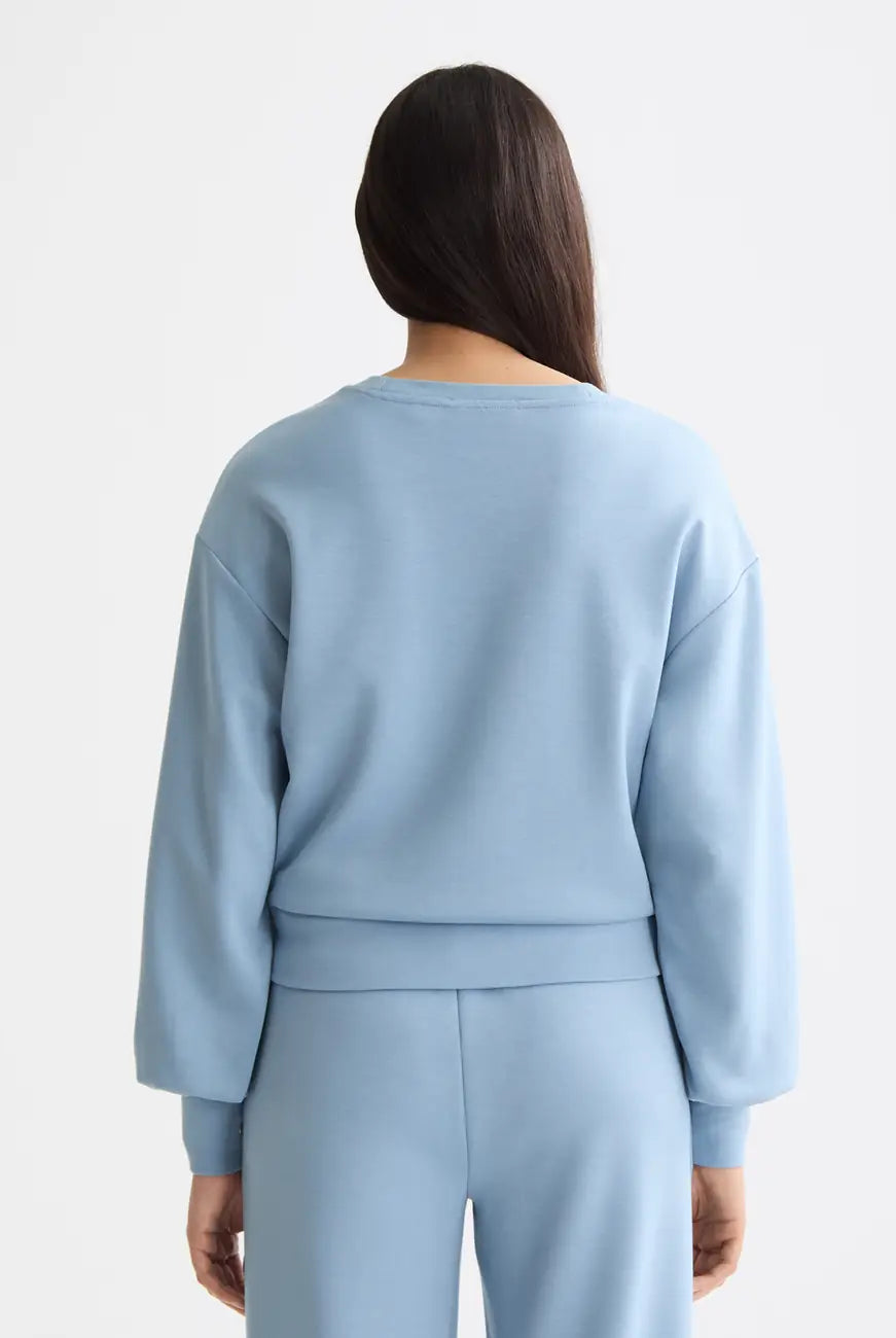 Modal Sweatshirt detail shot showing fabric and craftsmanship by Scotch & Soda