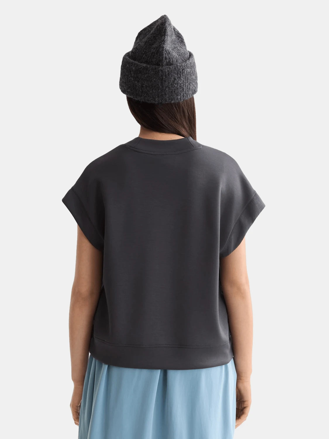 V Neck Sleeveless Modal Sweatshirt Image 5 - Scotch & Soda