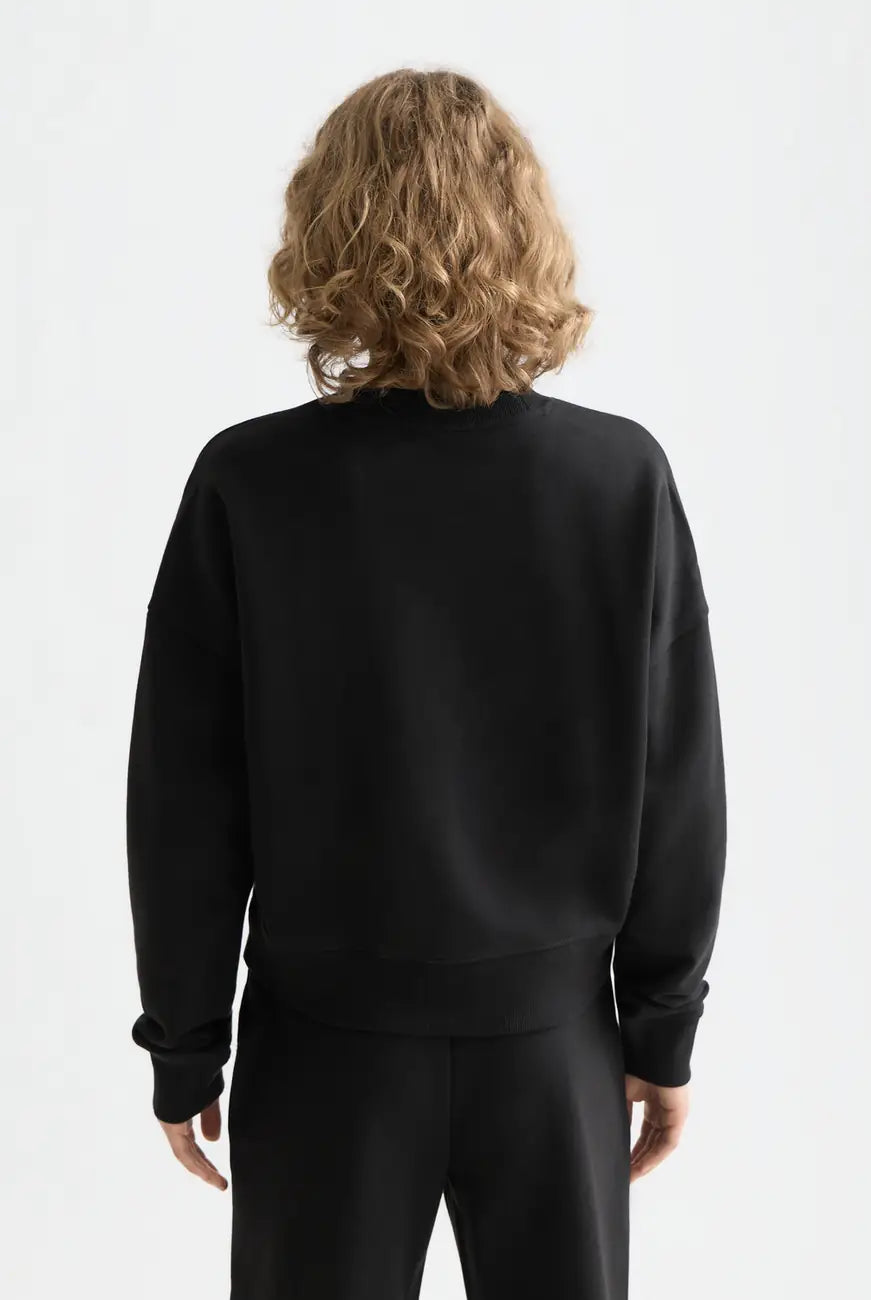 Core Embroidered Logo Sweat-shirt detail shot of fabric and craftsmanship by Scotch & Soda