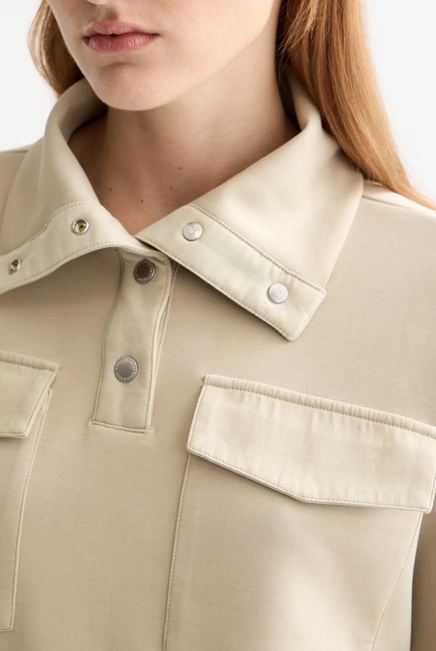 Tencel Utility Sweatshirt detail view by Scotch & Soda