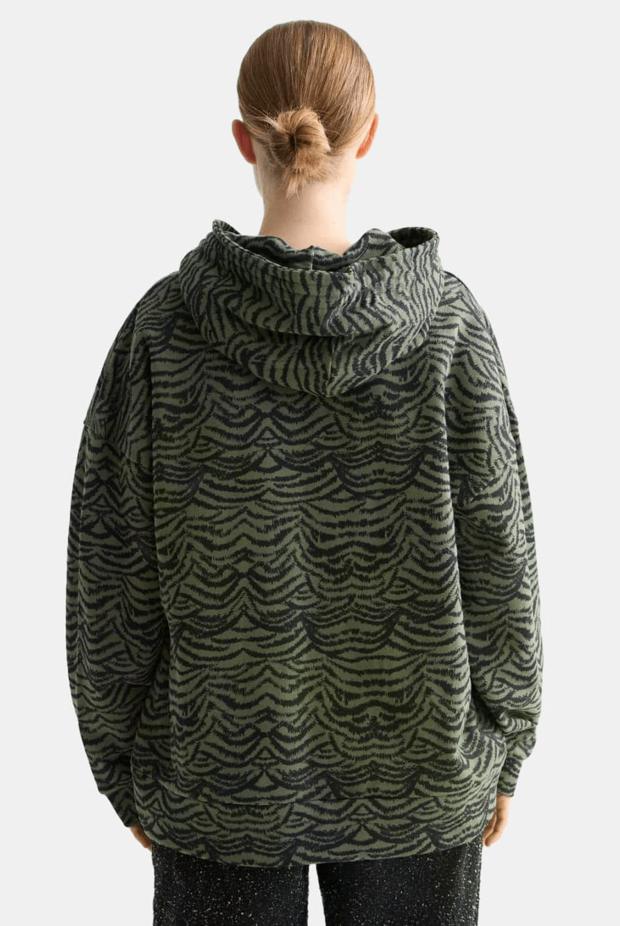 all-over-printed-hoodie detail shot by Scotch & Soda